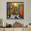 (US Only)Paint By Numbers Kit On Canvas DIY Oil Art Street Home Picture Decor 40x40cm