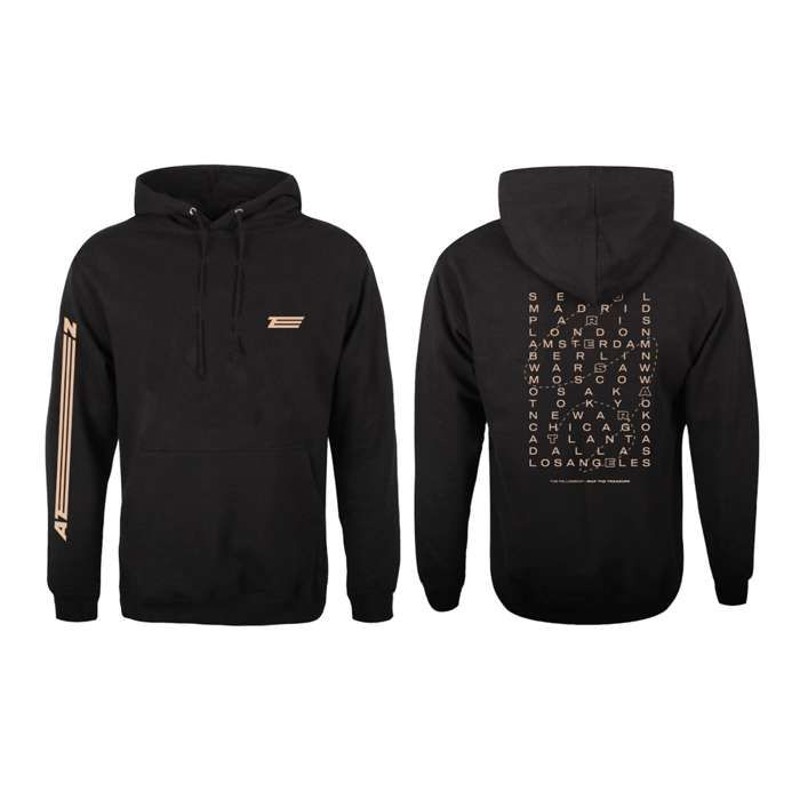 ATEEZ Fellowship Tour Map The Treasure Hoodie
