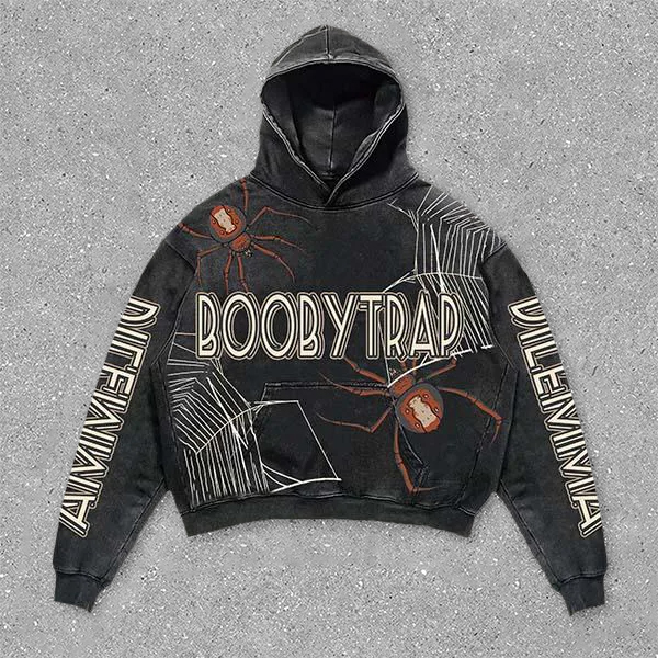 DILEMMA Spider Oversized Hoodie