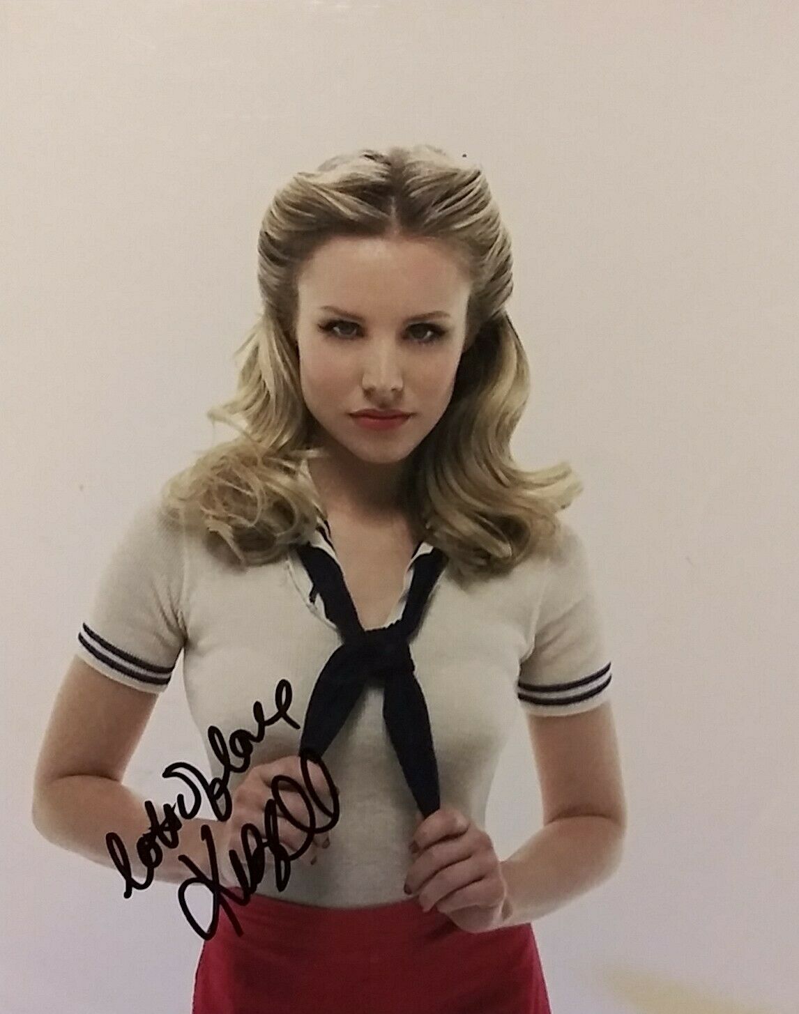 Kristen Bell signed 8x10