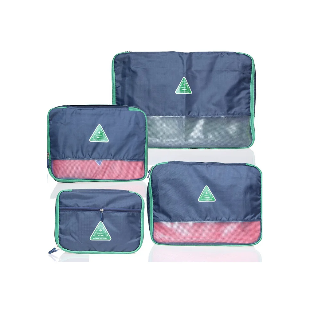 Travel Organizer Packing Cubes - Durable & Water Resistant Oxford-Touch travel organizer pockets (Blue) Deutsche Aktionsprodukte Full Strike Gmbh