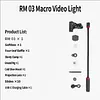 Flexible Gooseneck Macro Photography Fill Light For Outdoor Shooting