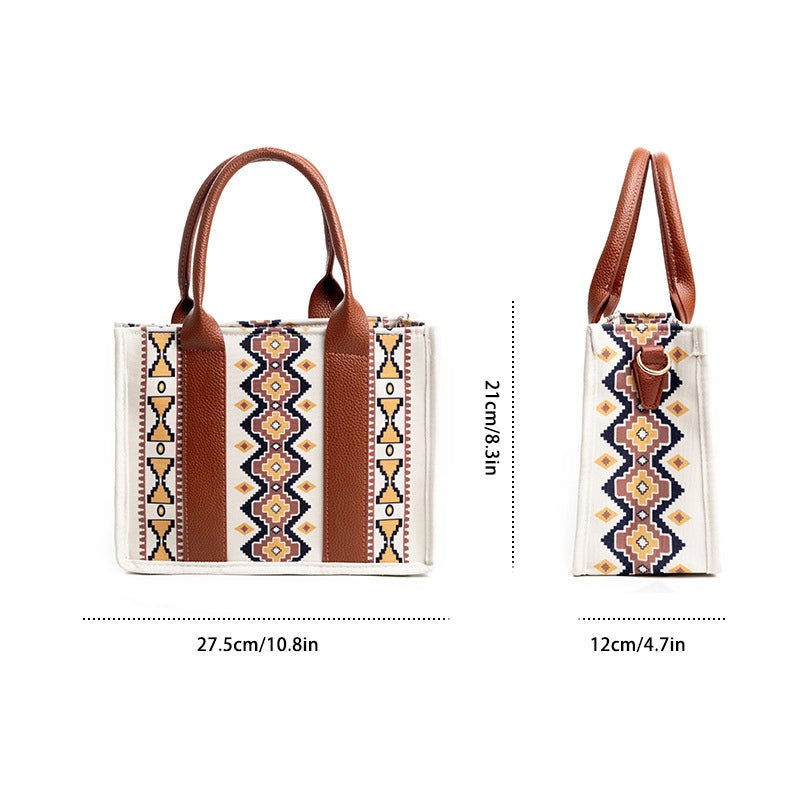 In Stock Handbag Western Wallet Women’s Tote Bag Shoulder Bag Bohemian Aztec Handbag