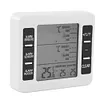 Wireless Digital Audible Alarm Refrigerator Thermometer with 2pcs Sensor