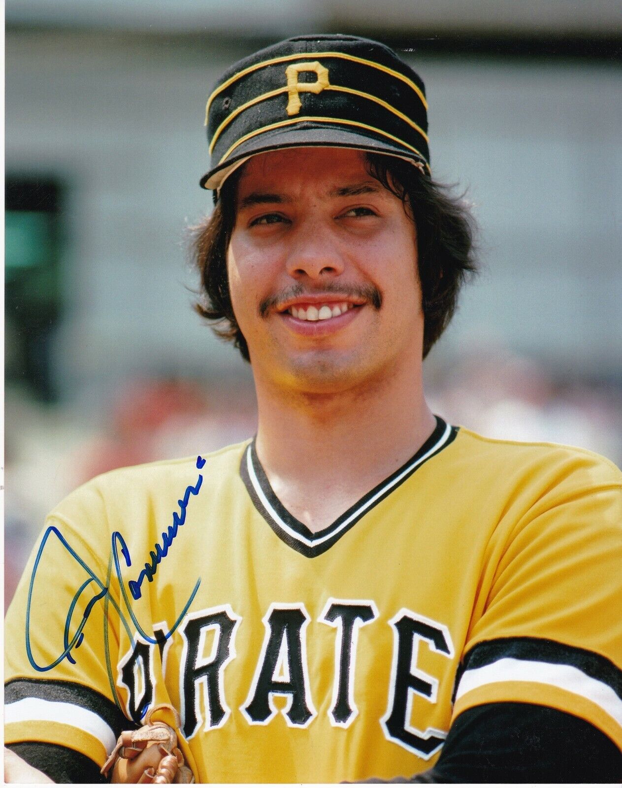 JOHN CANDELARIA PITTSBURGH PIRATES ACTION SIGNED 8x10