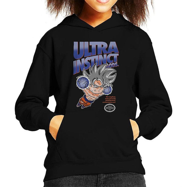 Dragonball Z Ultra Instinct Gods Kid's Hooded Sweatshirt