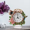 DIY Butterfly Hummingbird Acrylic Diamond Painting Clock Desktop Ornaments
