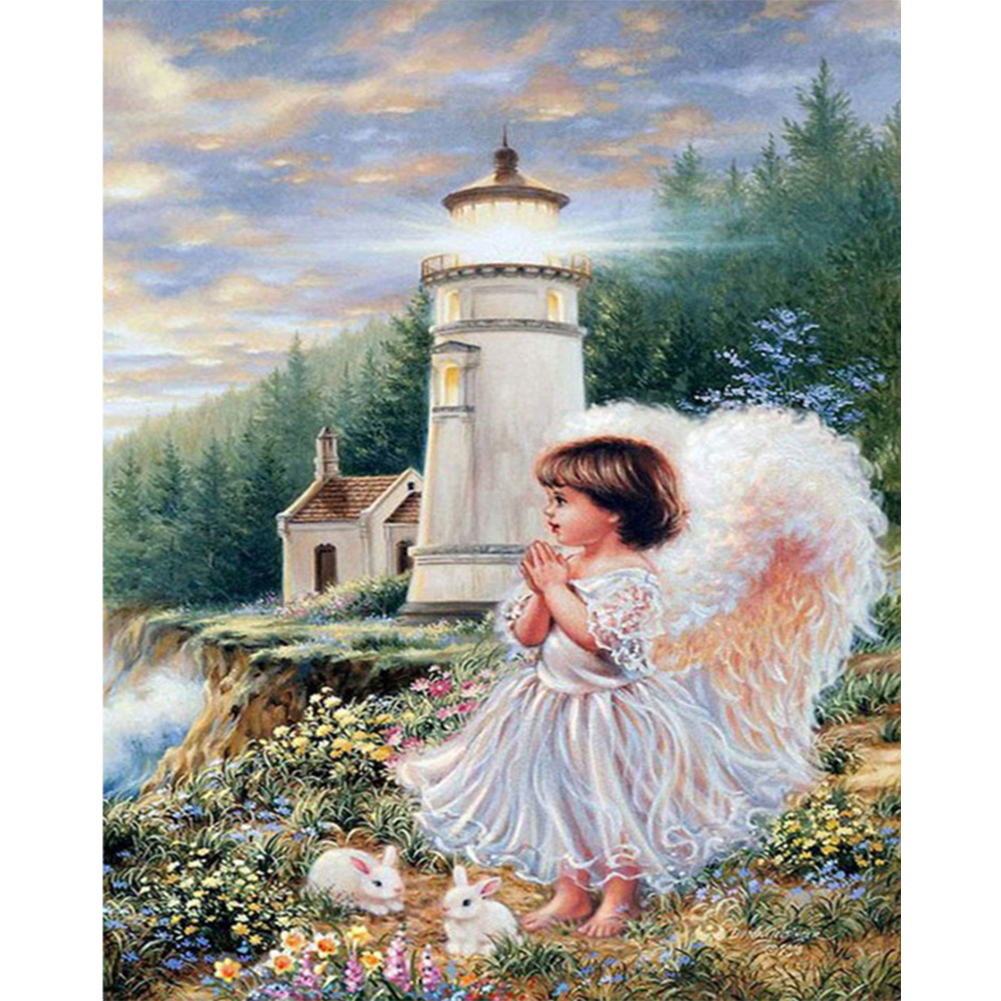 

Sea Angel - 11CT Stamped Cross Stitch - 40*50CM, 501 Original