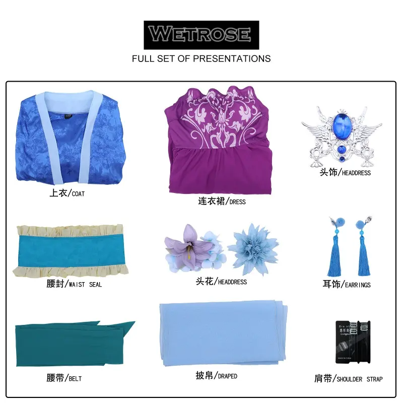 [Wetrose] Pre-Order The Apothecary Diaries Lihua Ancient Hanfu Royal Dress Anime Clothes Cosplay Costume
