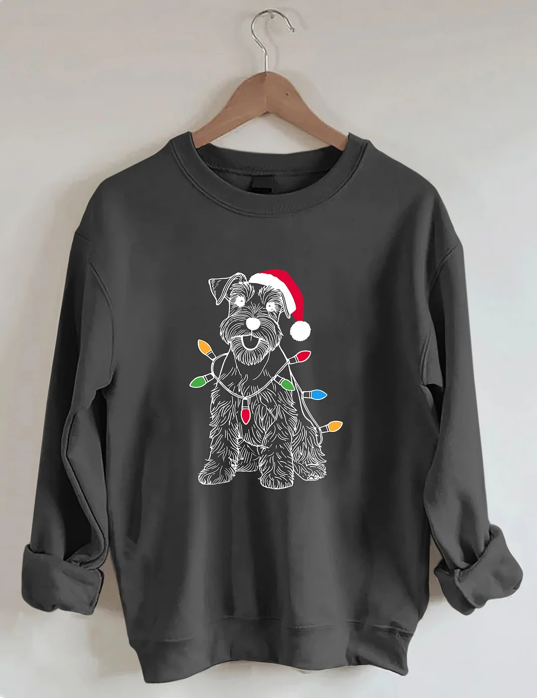 Miniature Schnauzer Christmas Sweatshirt