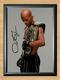 Demetrious Johnson Kick MMA Signed Autographed Photo Poster painting Poster Print Memorabilia A2 Size 16.5x23.4