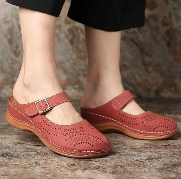 Anti-Slip Lightweight Plus Size Vintage Wedge Sandals for Women  Stunahome.com