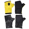 Rechargeable USB Fingerless Heated Gloves w/3 Heating Levels for Sports Skiing