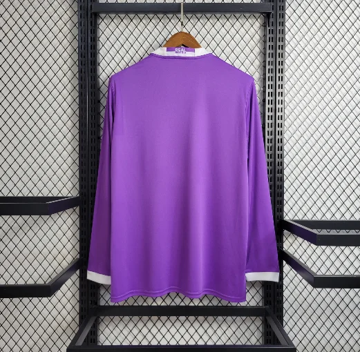 Long Sleeve 2017/2018 Real Madrid Away Retro Football Shirt