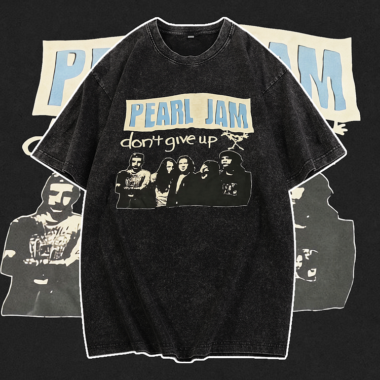 Davidhawaii100% Cotton Casual Soft and Comfortable Vintage Print Rock Street Tee - 100% Cotton