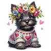 (Multi-Style)Dog-Partial Special Shaped Diamond Painting 30*30CM