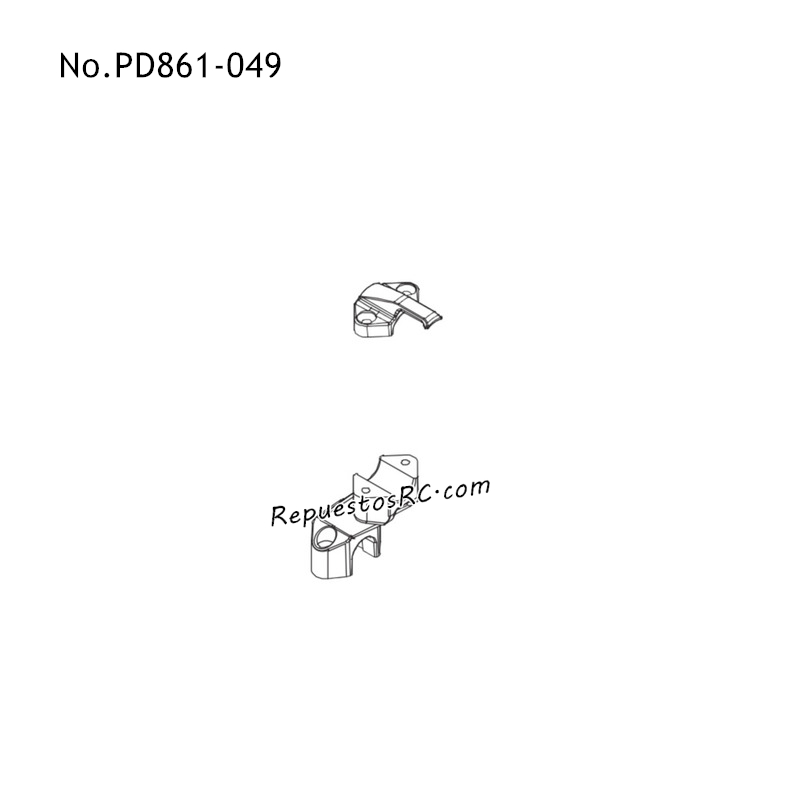 PD RACING TK10-4S Piezas para Coches RC Cubierta y Soporte del Refuerzo Central PD861-049