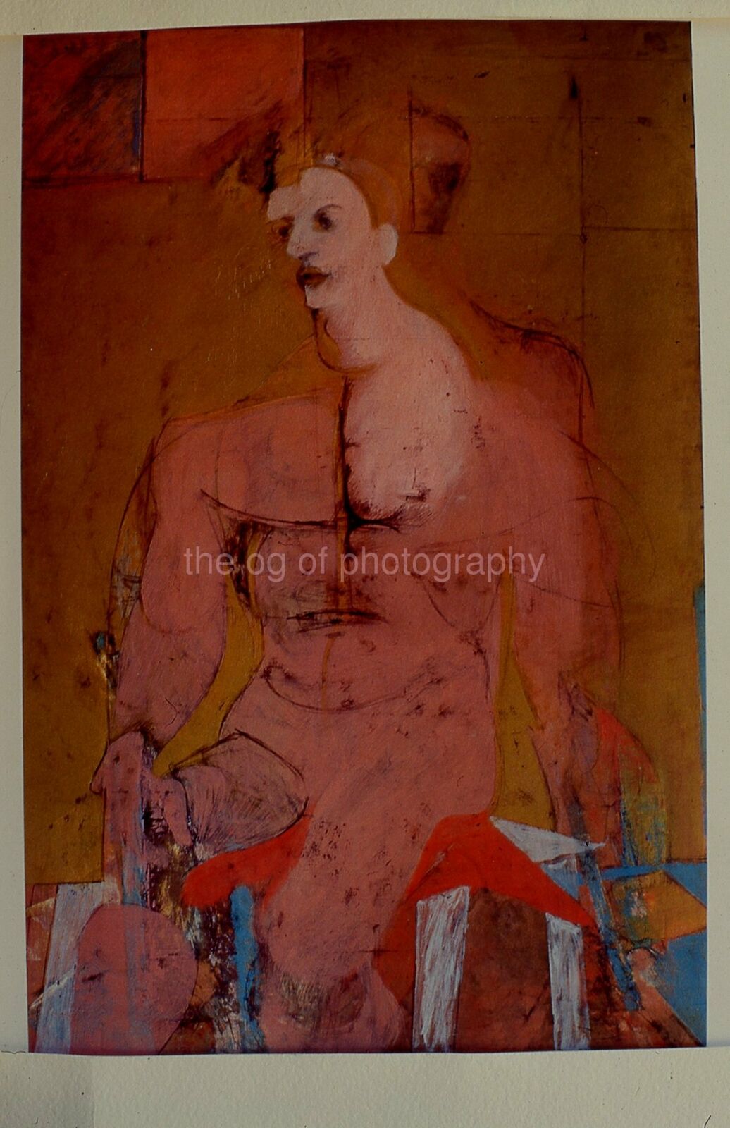 PORTRAIT OF A WOMAN 35mm FOUND ART SLIDE Photo Poster painting 110 T 36 I