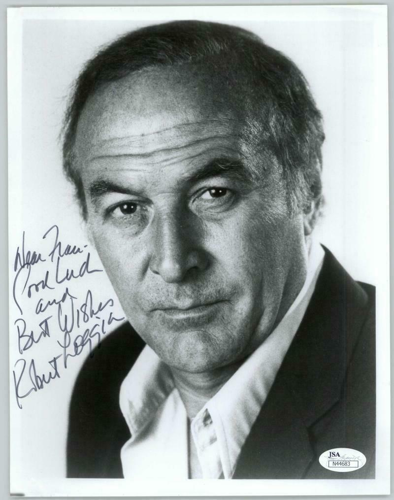 ROBERT LOGGIA, ACTOR AND DIRECTOR (DECEASED) SIGNED 8X10 JSA COA #n44683