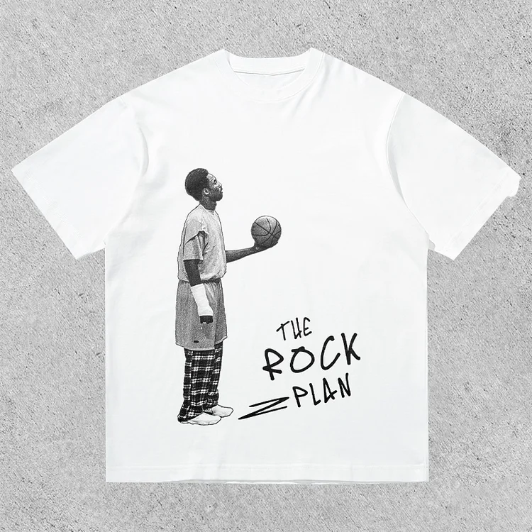 The new ball frame is gone casual street basketball T-shirt