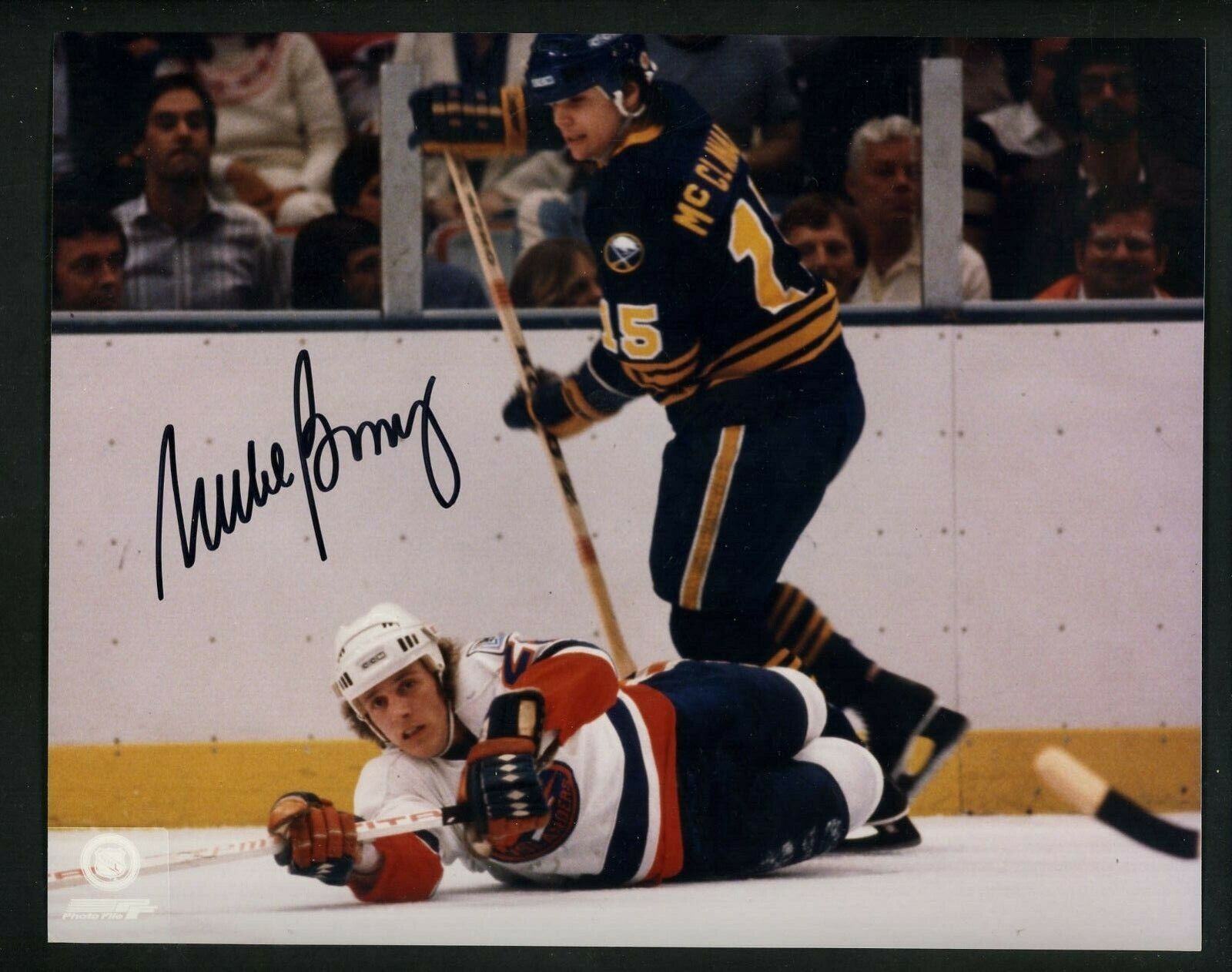 Mike Bossy Signed Autographed 8 x 10 Photo Poster painting New York Islanders A1A1