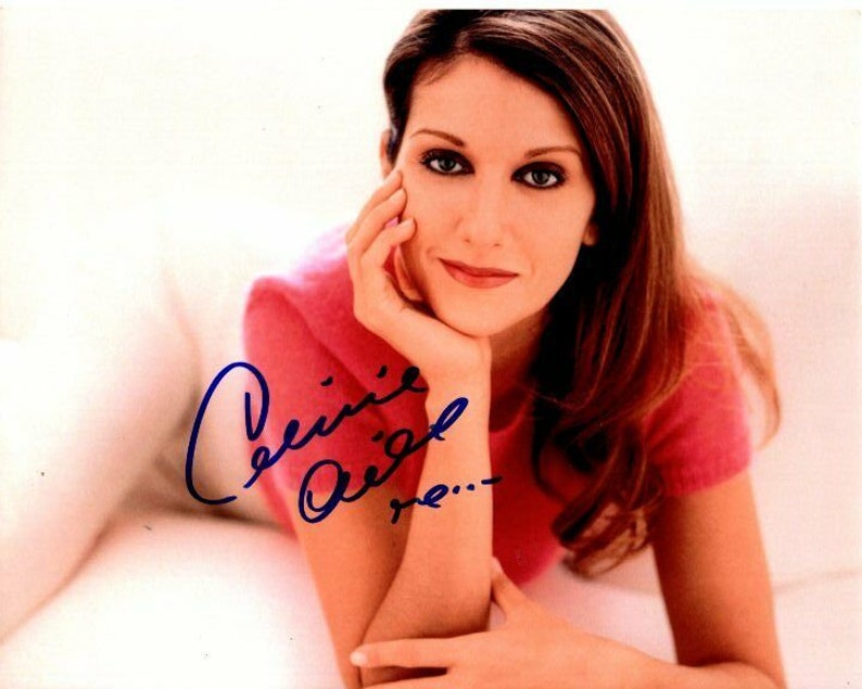 Celine dion signed autographed Photo Poster painting