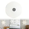 Petal Shape Motion Sensor Wall Light Rechargeable Cordless Wall Sconce 3 Colors Dimmable with Remote for Hallway Living Room Stair Bedroom