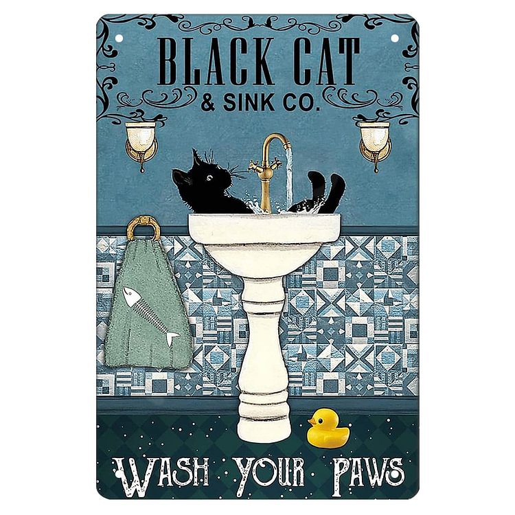 Cat - Vintage Tin Signs/Wooden Signs - 8*12Inch/12*16Inch