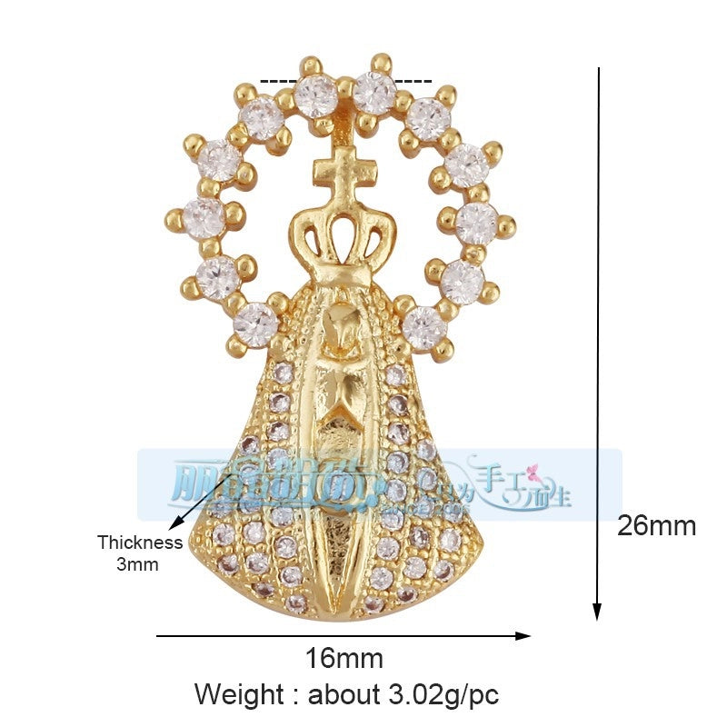 1 Piece 17*24mm 20 * 23mm Copper Human Pendant Jewelry Accessories