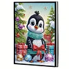 Weihnachtspinguin - 5d DIY Basteln Notizbuch