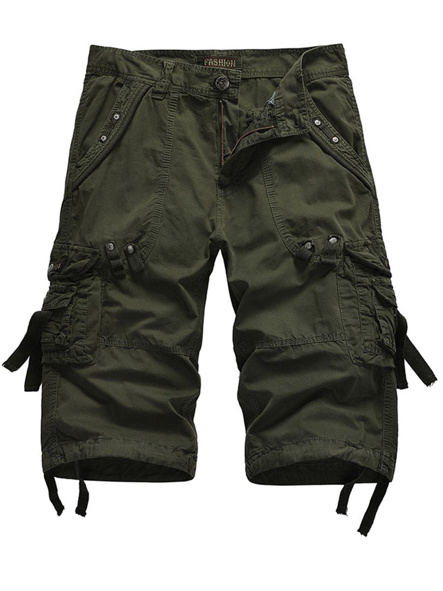 Men Pockets Casual Sports Shorts-05