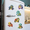 6Pcs Acryl Schildkr&ouml;te - 5d DIY Handwerk Aufkleber Magnet