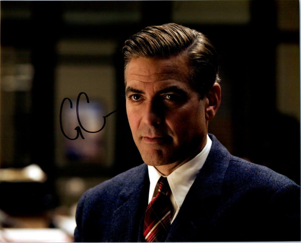 George Clooney 8x10 Autographed signed Photo Poster painting Picture and COA