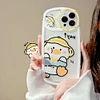 Cartoon Duck Phone Case Plus Bracelet for iPhone 11/12/13/14