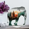 Diamond Painting Acrylic Elephant Diamond Painting Art Tabletop Decorations