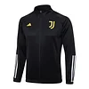 2023/2024 Juventus Long Zipped Jacket Black Soccer Jersey 1:1 Thai Quality