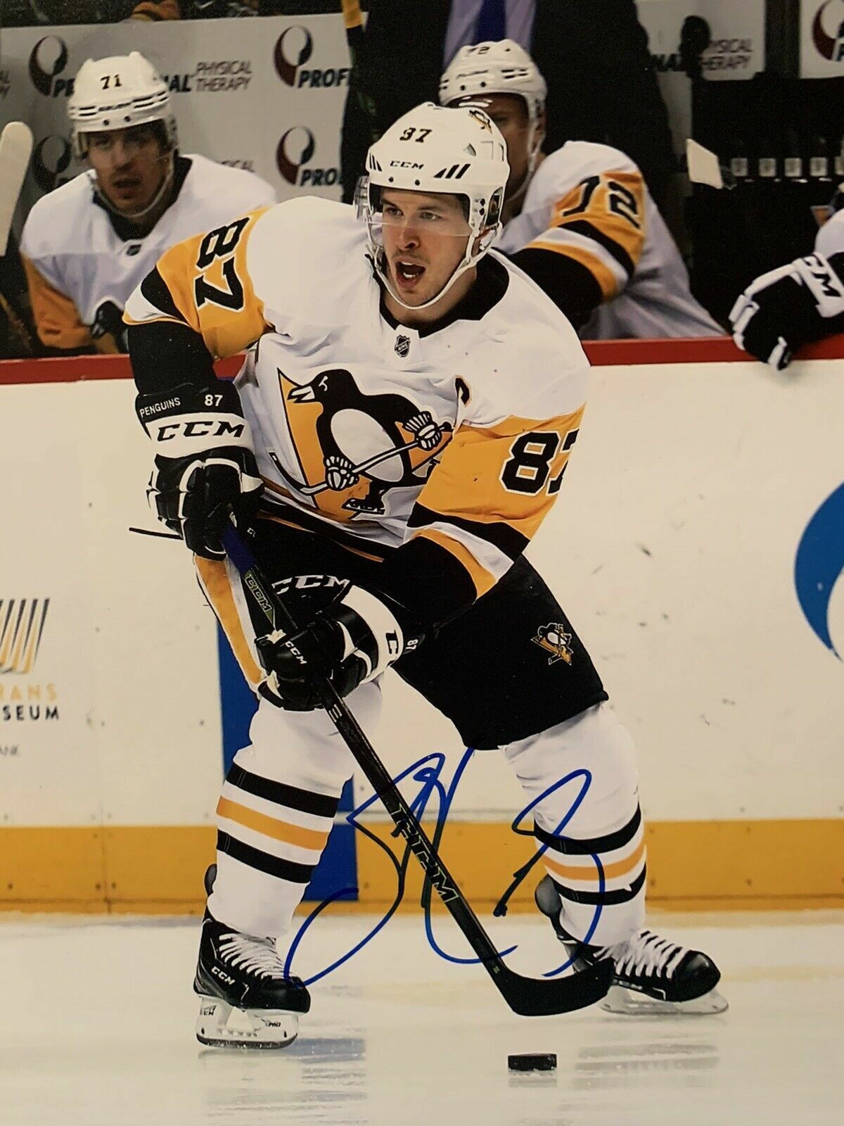 Sidney Crosby Autographed Signed 8x10 Photo Poster painting ( HOF Penguins ) REPRINT