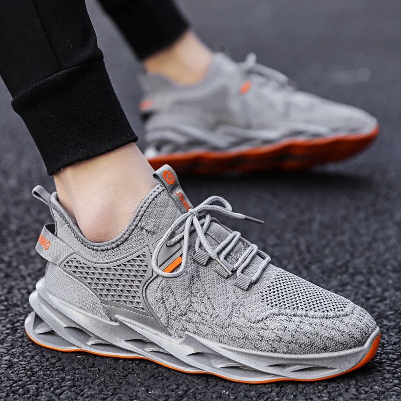 qengg New Summer Breathable Man Sneaker Fashionable Running Vulcanize Shoe Mesh Sports Flat Shoes for men white sneakers shoes