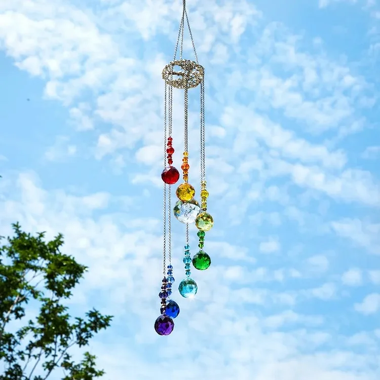 Crystal Glass Suncatcher Window Decor Hang Ornament - tree - Codlins