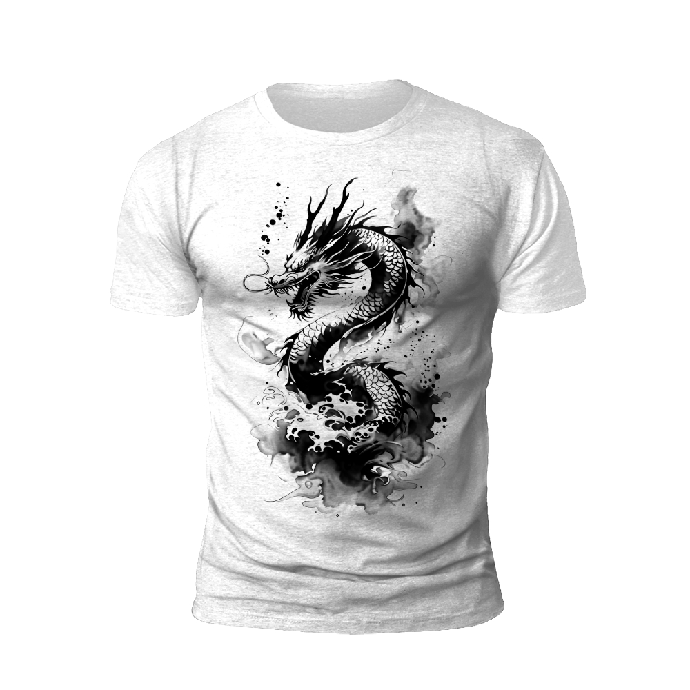Ink Dragon Ascending: Mystical Power T-Shirt