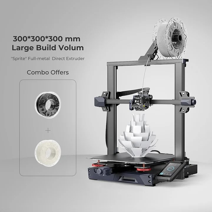 Ender-3 S1 Plus 3D Printer Essential Combo