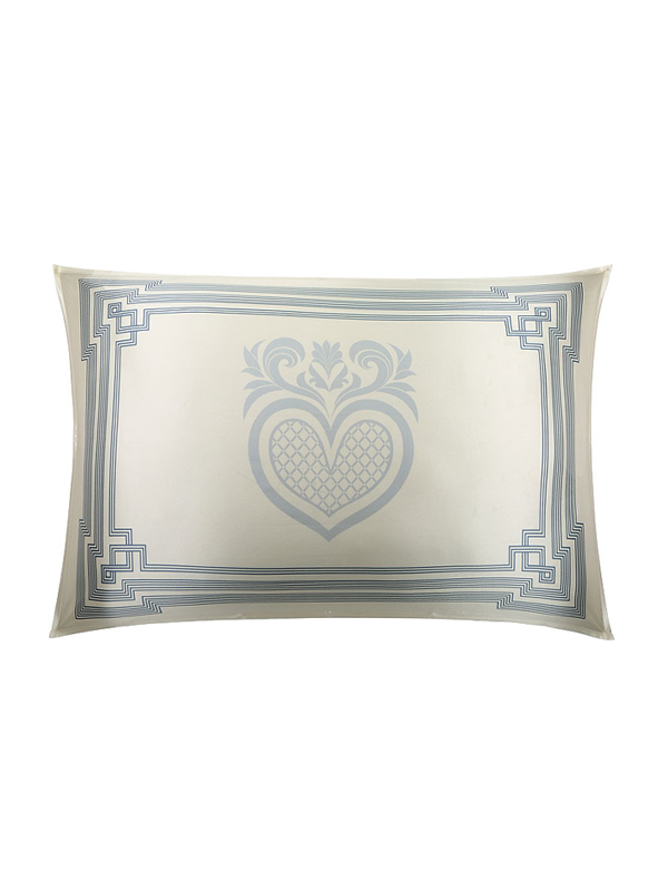 Classic Print Single Side Silk Pillowcase