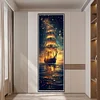 Navigation Starry Sky-11CT Stamped Cross Stitch 30*90cm/11.81*35.43in(Big Size)