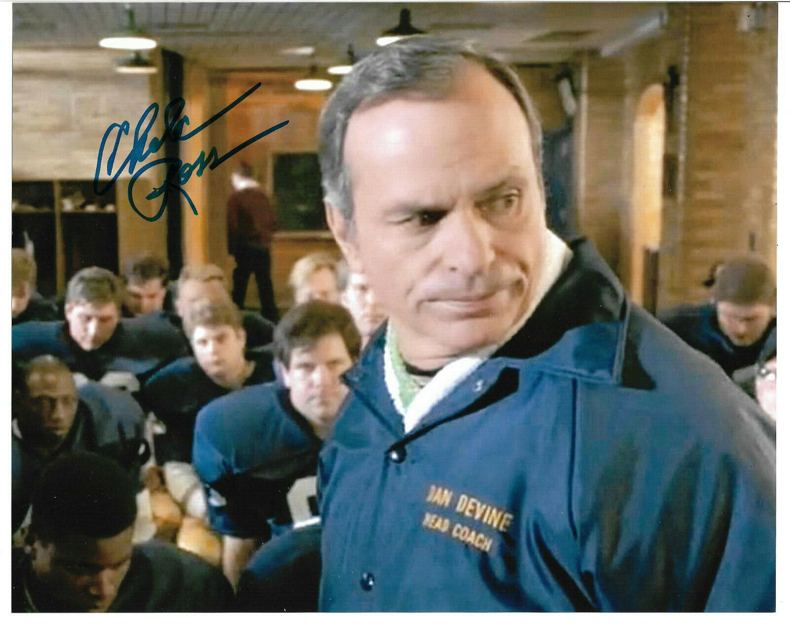 Chelcie Ross Authentic Signed 8x10 Photo Poster painting Autograph, Rudy, Dan Devine, Notre Dame