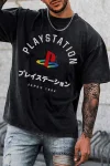 PlayStation Print Crew Neck Unisex T-shirt by Inlyline