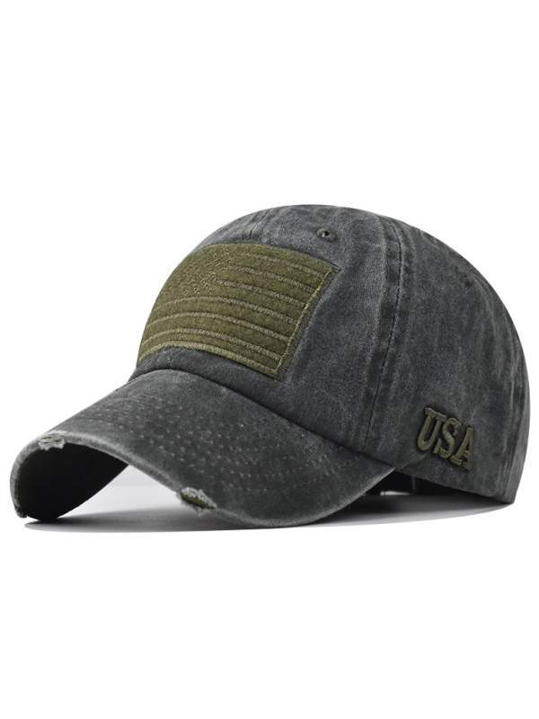 Men's Outdoor American Flag Visor Baseball Cap