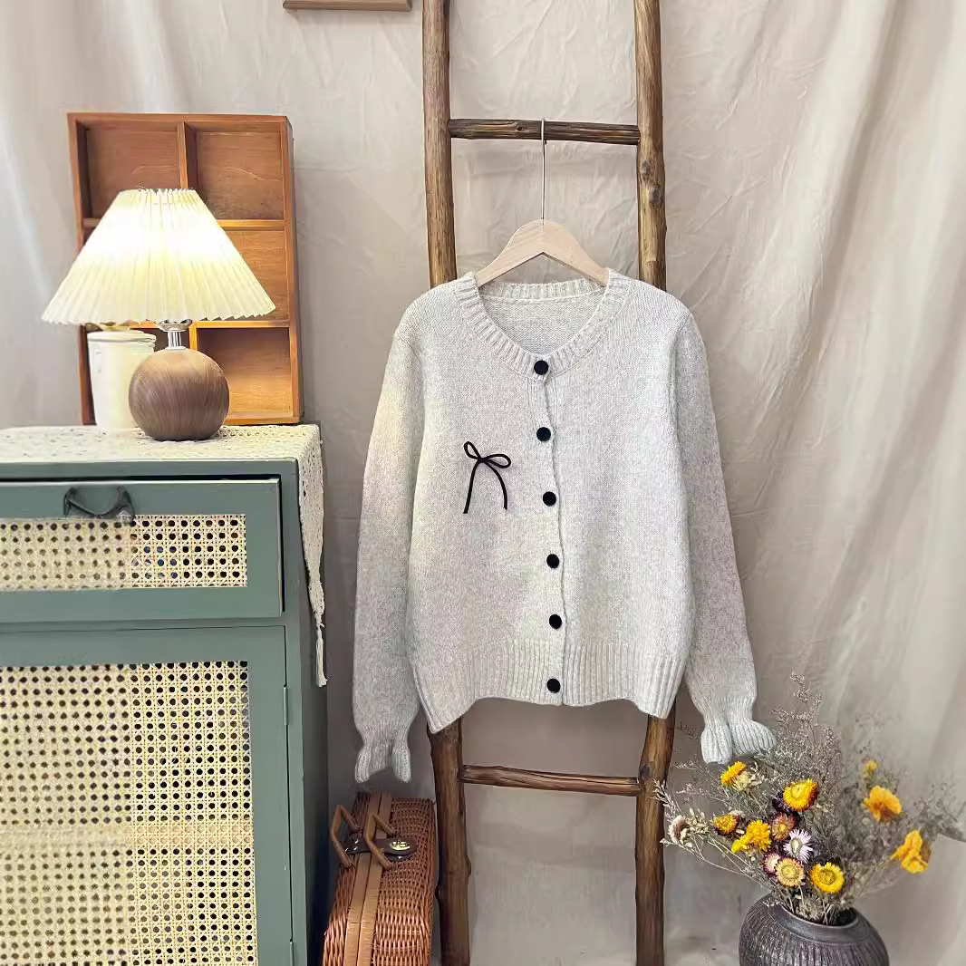 Chicfifth Sweater Women Winter Long Sleeve High Quality Autumn Vintage Top Knitted Cardigan