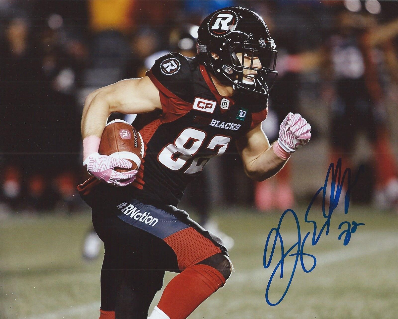 Greg Ellingson Signed 8x10 Photo Poster painting Ottawa RedBlacks Autographed COA C