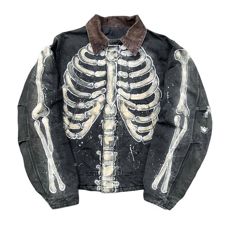 Contrast Lapel Jacket