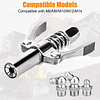 Double Handle High Pressure Quick Release Grease Coupler